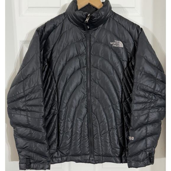 The North Face Black Quilted Goose Down 550 Puffer Jacket Coat Women’s M Medium - Picture 1 of 2